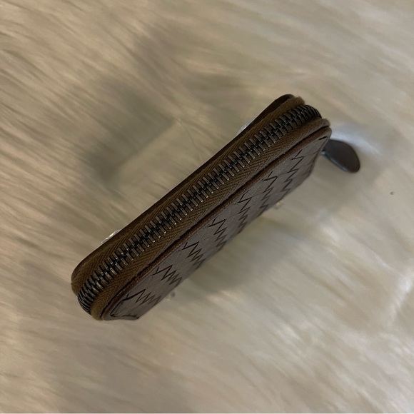 Bottega Veneta Intrecciato Lambskin Zip Around Coin Wallet Purse Card Holder - Picture 3 of 8